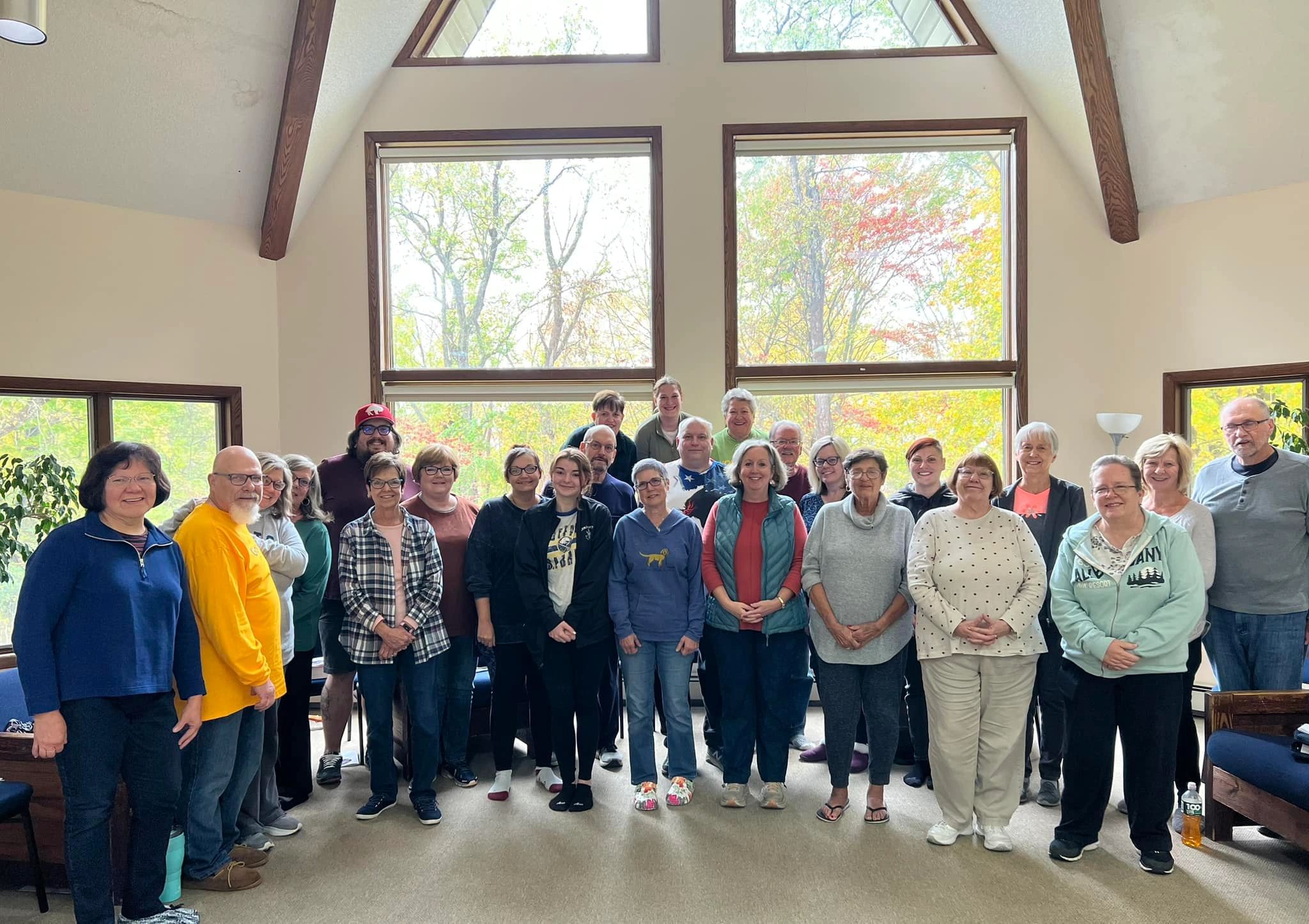 Members of Lord of Life on a 2023 retreat